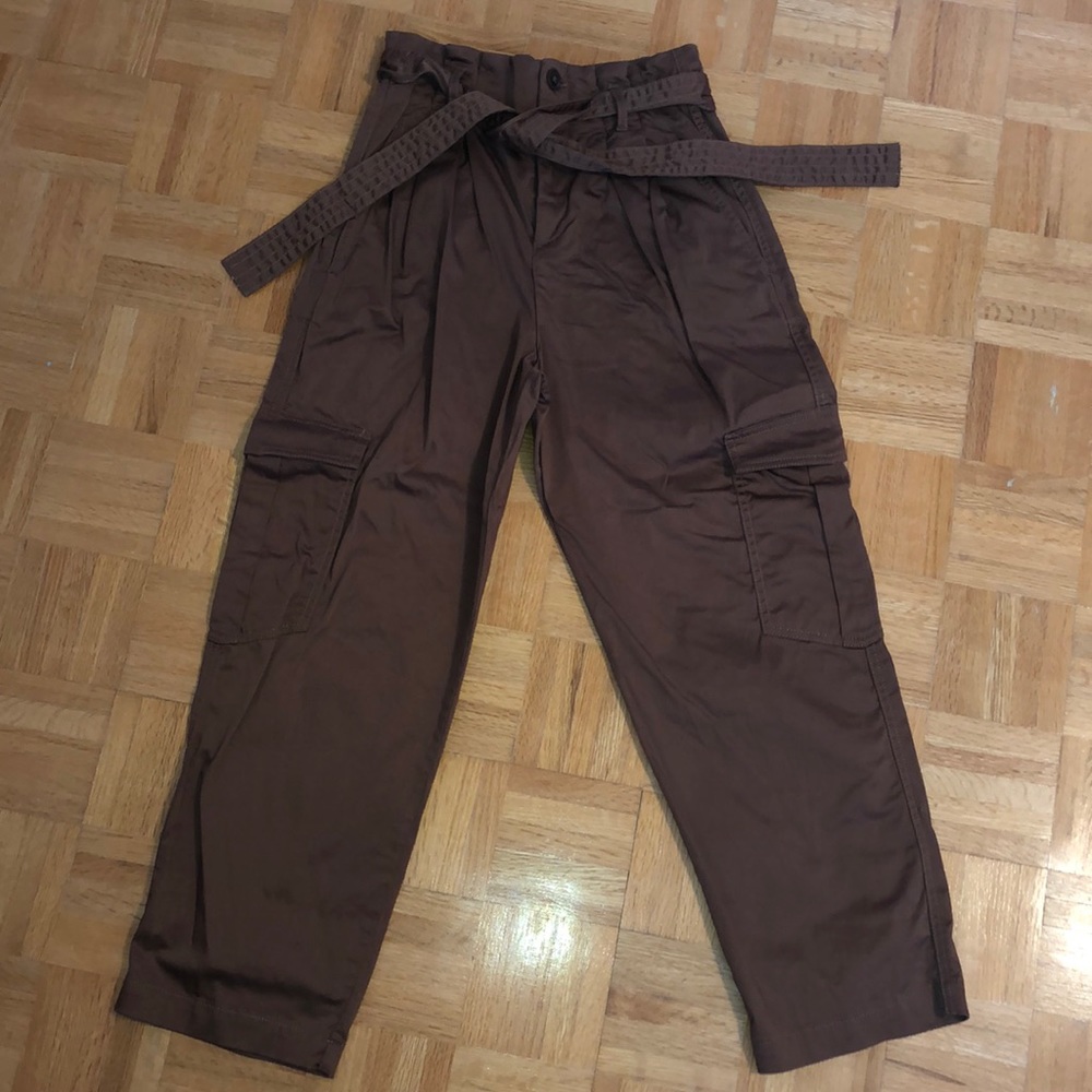Kaki cargo pants